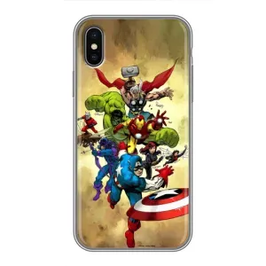 Чехол с принтом «Герои Марвел» для iPhone Xs Max