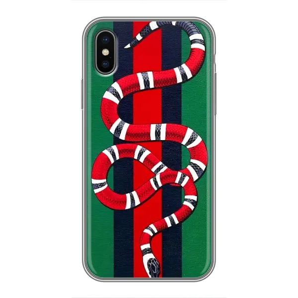 Чехол с принтом «Gucci змия» для iPhone Xs Max