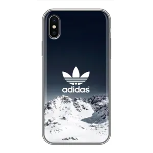 Чехол с принтом «Адидас в горах» для iPhone Xs