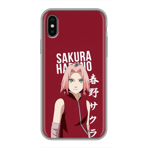 Чехол с принтом «Аниме Сакура» для iPhone Xs