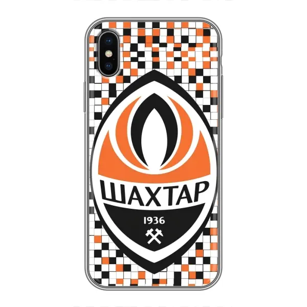 Чехол с принтом «ФК Шахтер» для iPhone Xs
