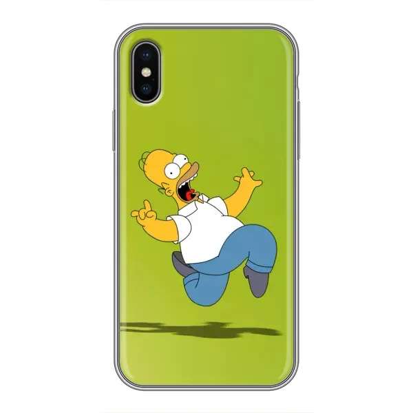 Чохол з принтом «Гомер Сімпсон» для iPhone Xs