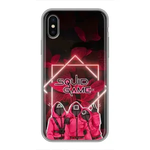 Чохол Гра в кальмара для iPhone Xs (Охоронці Гра кальмара)