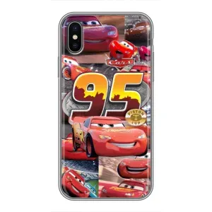 Силіконовий чохол Маквін для iPhone Xs (Колаж Блискавка Маквін)
