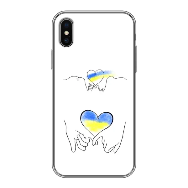 Чехол с принтом «Мир Украине» для iPhone Xs Чехол с принтом «Мир Украине» для iPhone Xs