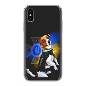 Чехлы с картинкой собаки Патрон для iPhone Xs (AlphaPrint) (Патрон собачка)