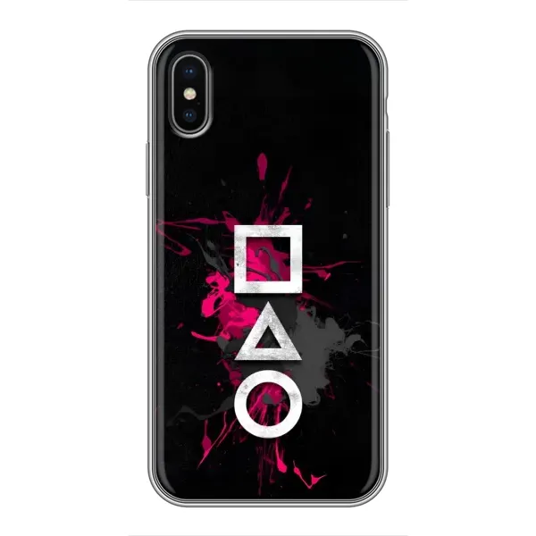 Чохол з принтом «Символи Гра кальмара» для iPhone Xs Чохол з принтом «Символи Гра кальмара» для iPhone Xs