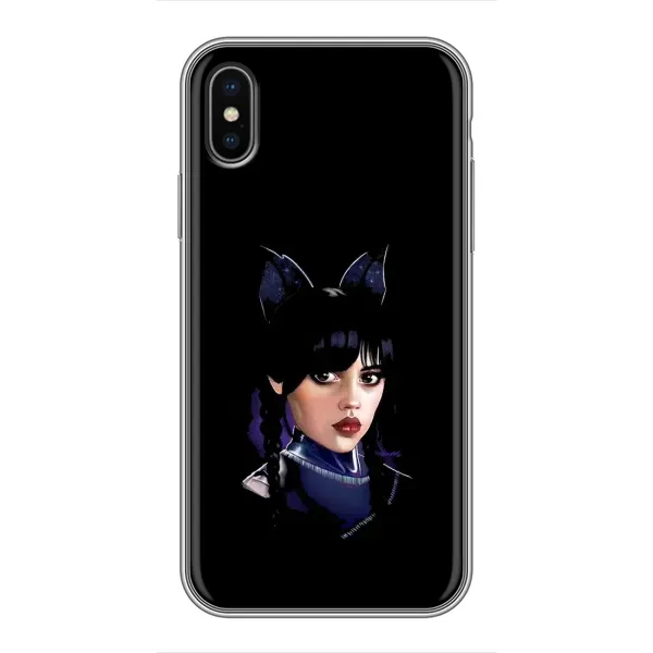 Чохол з принтом «серйозна Венздей» для iPhone Xs Чохол з принтом «серйозна Венздей» для iPhone Xs