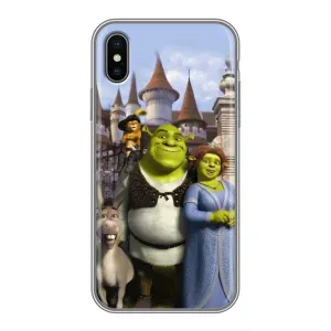 Чохол з мультфільмом Шрек на iPhone Xs (Казкові герої Шрека)