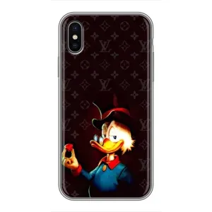 Чехли для iPhone Xs - Скрудж МакДак Louis Vuitton (PREMIUMPrint) (Скрудж з ботліантом)