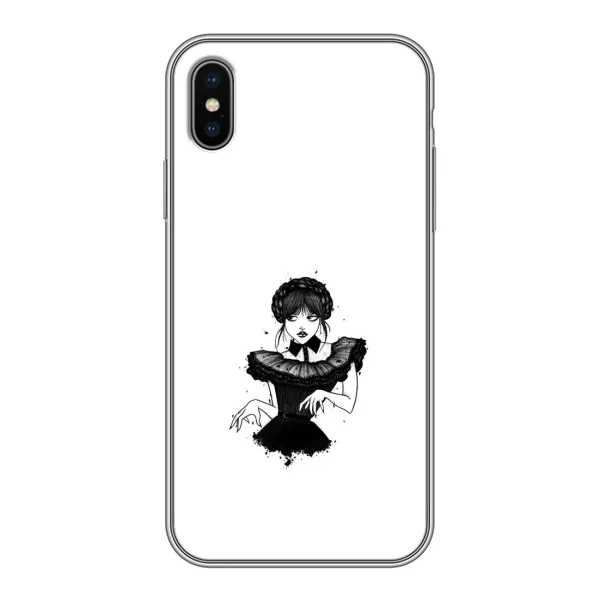 Чохол з принтом «танець Венздей» для iPhone Xs Чохол з принтом «танець Венздей» для iPhone Xs