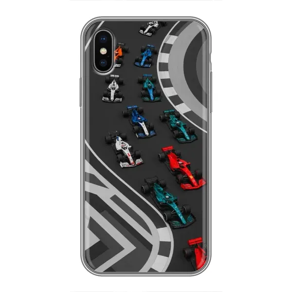 Чохол з принтом «Траса Ф1» для iPhone Xs