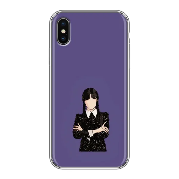 Чохол з принтом «Венздей у чорному» для iPhone Xs Чохол з принтом «Венздей у чорному» для iPhone Xs