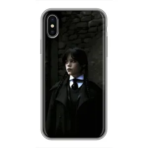 Чохол з дизайном Венздей 2 на iPhone Xs (Темний стиль Венздей)