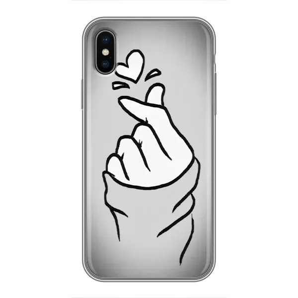 Чохол з принтом «Значок Love» для iPhone Xs