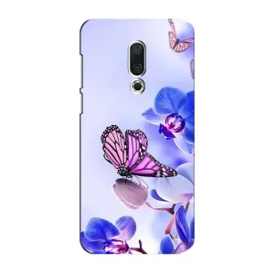 Чохли з квітами для Meizu 15 Plus (VPrint) (Метелик на квітах)
