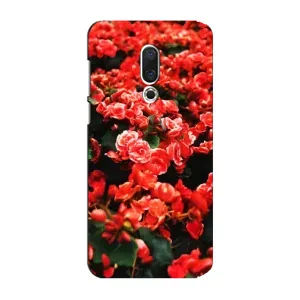 Чохли з квітами для Meizu 15 Plus (VPrint) (Квіти червоні)