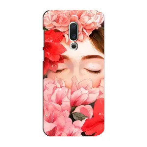 Чехлы (ART) Цветы на Meizu 15 Plus (VPrint) (Очі в квітах)