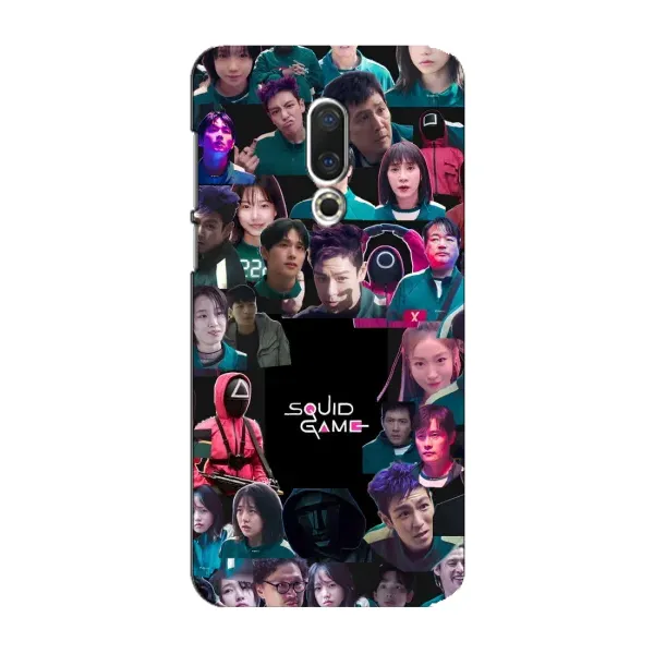 Чохол з принтом «Колаж Гра кальмара» для Meizu 15 Plus Чохол з принтом «Колаж Гра кальмара» для Meizu 15 Plus
