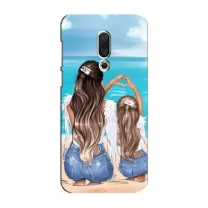 Чохол з друком для Meizu 15 Plus - (Мама з дитинкою) (AlphaPrint)