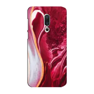 Чохол для Mei3y 15 Плюс - з принтом (Дизайнерські) (AlphaPrint) (Мрамор червоний)