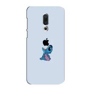 Чохол з принтом Стіч на Meizu 15 Plus (Stitch apple)