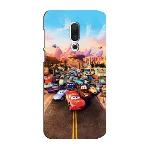 Силіконовий чохол Маквін для Meizu 15 Plus (Тачки на трасі)