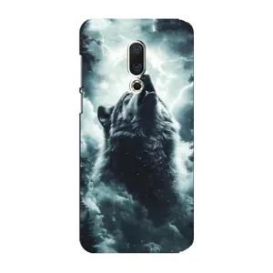 Чохол з картинкою 'Хижаки' для Meizu 15 Plus (Вовк у хмарах)