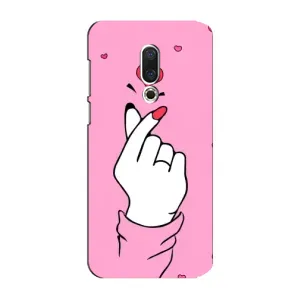 Чохол з принтом для Meizu 15 Plus (AlphaPrint - Знак сердечка)