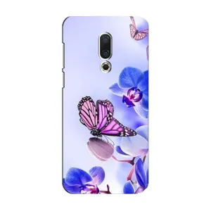 Чохли з квітами для Meizu 15 (VPrint) (Метелик на квітах)