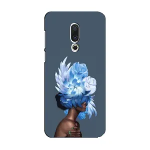 Чехлы (ART) Цветы на Meizu 15 (VPrint) (Квіти на голові)