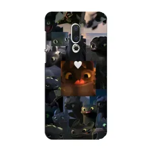 Чехол как приручить дракона на Meizu 15 (Дракон коллаж)