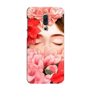 Чехлы (ART) Цветы на Meizu 15 (VPrint) (Очі в квітах)