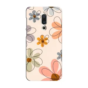 Чохол з квітковим принтом на Мейзу 15 (Кольорові квіти)