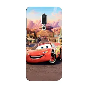 Силиконовый чехол Маквин для Meizu 15 (Радиаторный Спрингс Маквин)