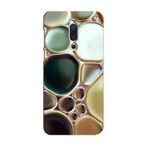 Мраморний чехол на Meizu 15 (VPrint) (Радужний Мрамор)