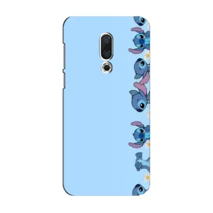 Чехол с принтом Стич на Meizu 15 (Стич фон)