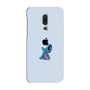 Чехол с принтом Стич на Meizu 15 (Stitch apple)