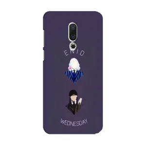 Чехлы Венсдей на Meizu 15 Уэнсдей (AlphaPrint) (Уэнздей и подруга)