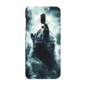 Чохол з картинкою 'Хижаки' для Meizu 15 (Вовк у хмарах)