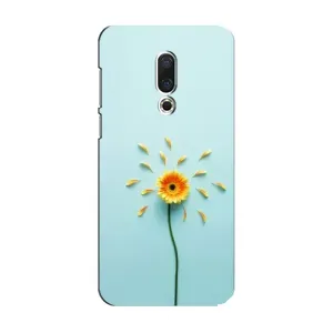 Чохли з квітами для Meizu 15 (VPrint) (Жовта квітка)