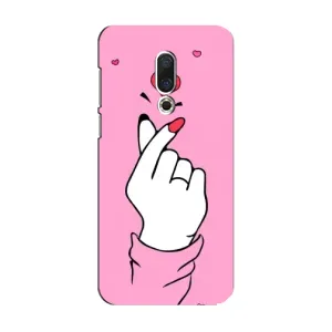 Чохол з принтом для Meizu 15 (AlphaPrint - Знак сердечка)