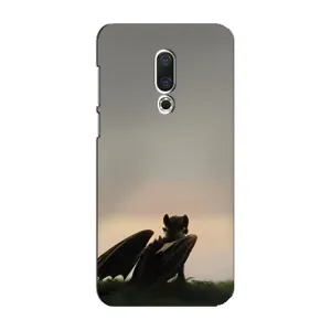 Чехол как приручить дракона на Meizu 16 Plus (Беззубик)