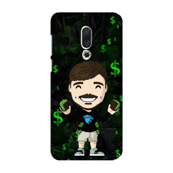 Чохол з принтом «Блогер Beast» для Meizu 16 Plus