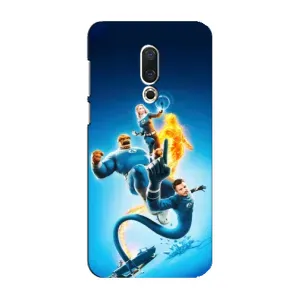Чехол с принтом Фантастическая четверка для Meizu 16 Plus (Герои Фантастическая Четверка)