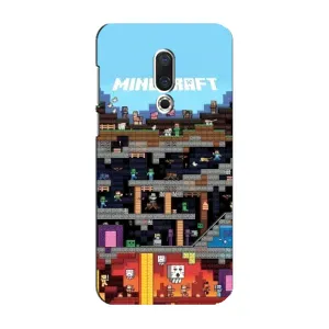 Чохол з принтом «фон Minecraft» для Meizu 16 Plus