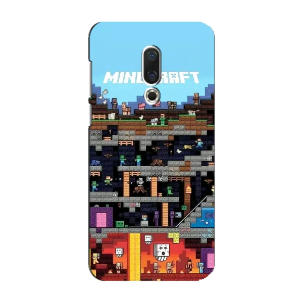 Чохол з принтом «фон Minecraft» для Meizu 16 Plus Чохол з принтом «фон Minecraft» для Meizu 16 Plus