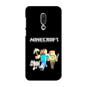 Чохол з принтом «герої Minecraft» для Meizu 16 Plus