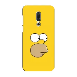 Чехол с Симпсонами для Meizu 16 Plus (VPrint) (Гомер)