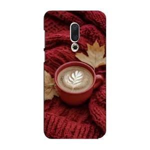 Чехол с уникальным дизайном «Осень с кофе» для Meizu 16 Plus (Кофе на пледе)